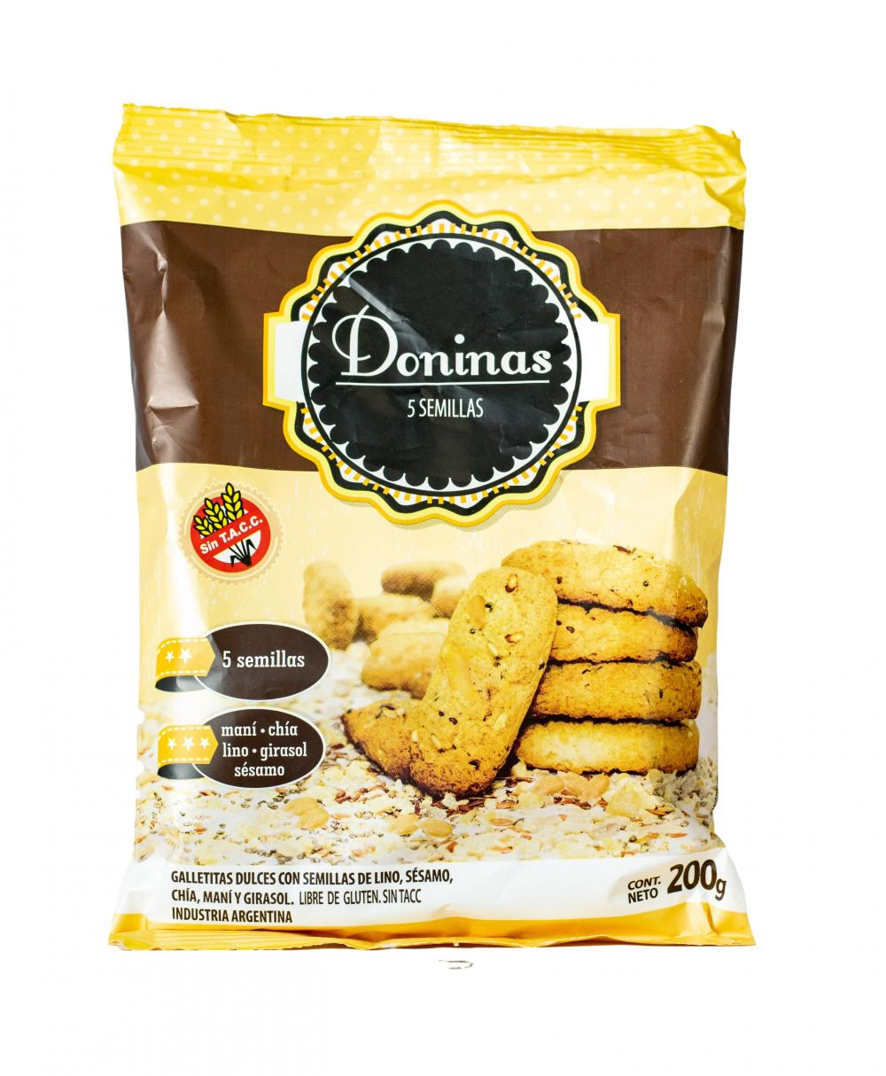 Galletitas dulces 5 semillas Doninas