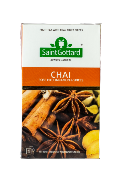 Té Chai, Rosa Mosqueta, Canela, Y Especias Saint Gottard