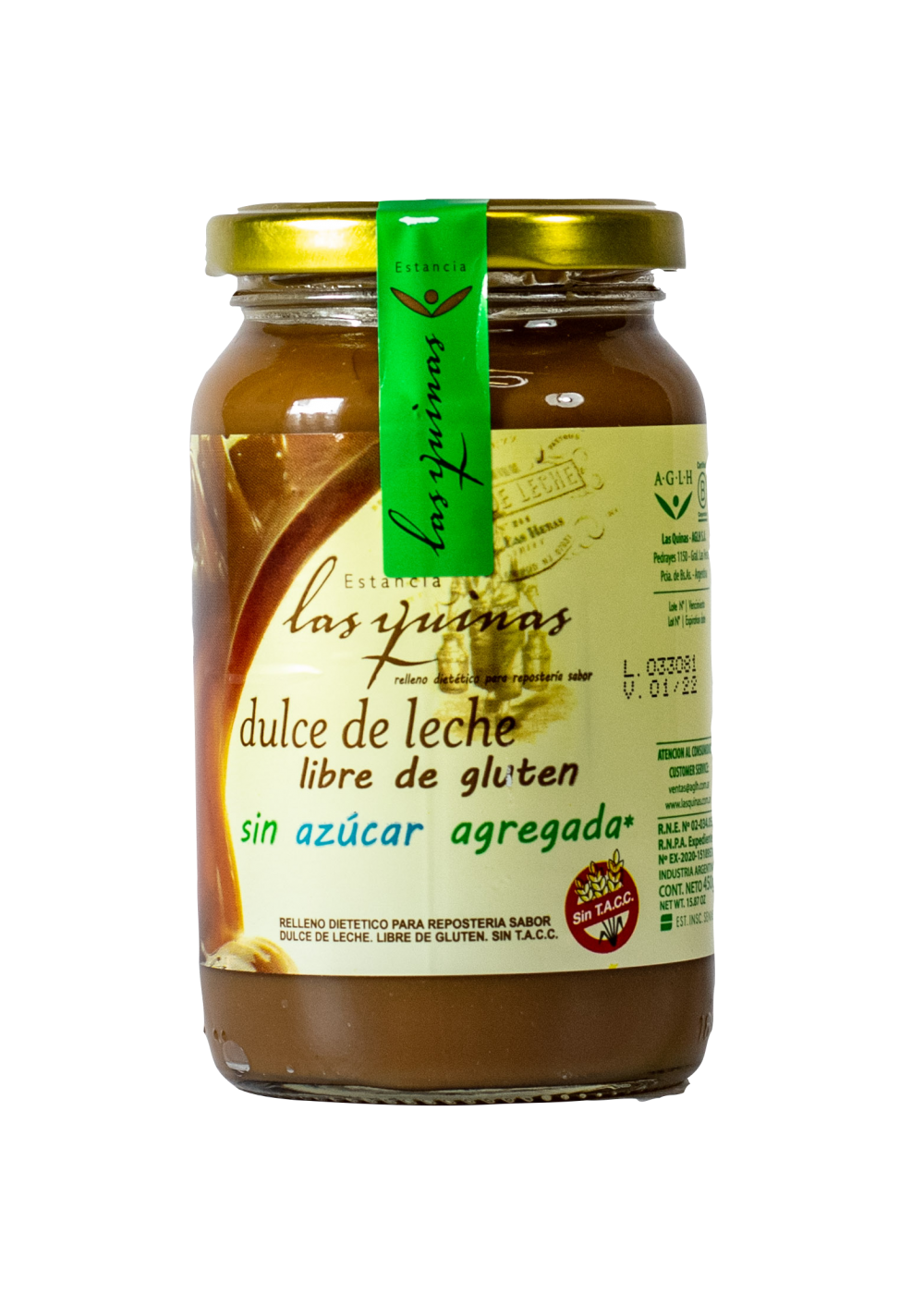 Dulce de Leche Con Stevia Las Quinas