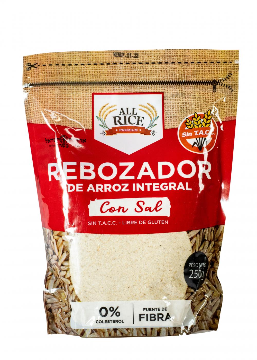 Rebozador de Arroz Integral Con sal All Rice